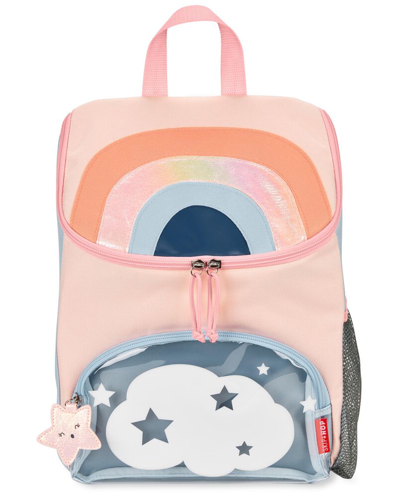 Skip Hop Spark Style Big Kid Backpack - Rainbow Color School Bag for Boys & Girls, Durable Kids Backpack for School, Travel & Daily Use