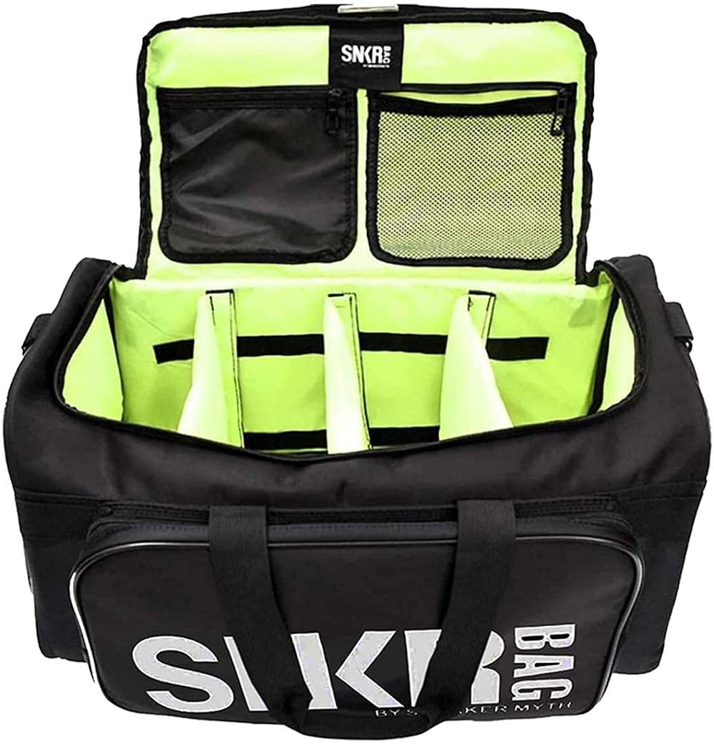 YUEYAER Large Sports Duffel Bag for Gym, Travel & Workout - Water-Resistant Multi-Function Sneaker Bag with Shoe Compartment & Dividers - Lightweight Durable Weekender Bag for Men & Women (White) - Perfect for Fitness Enthusiasts, Weekend Getaways & Sports Travel