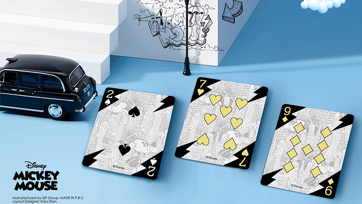 Disney Mickey Mouse Playing Cards - 52 Deck Classic Card Game for Family, Friends & Parties - Perfect for Game Nights, Travel & Magic Tricks