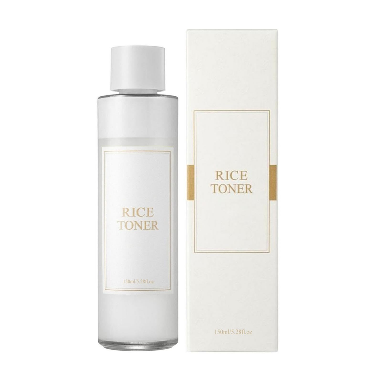Korean Rice Toner for Face - 150ml Pure Essential Rice Toner | Hydrating Facial Toner with Rice Extract | Deep Moisturizing Skincare for Dry & Sensitive Skin | Perfect for Daily Hydration & Glowing Complexion