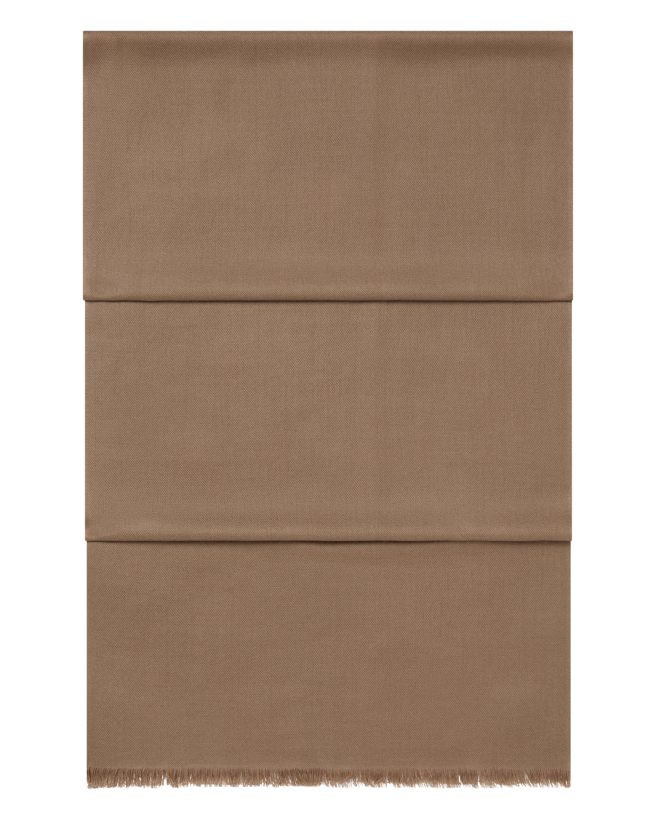 Luxury Women's Pashmina Cashmere Shawl Scarf - Soft Warm Dark Tan Brown Wrap for Winter, Fall & Evening Outfits | Perfect for Office, Travel & Special Occasions