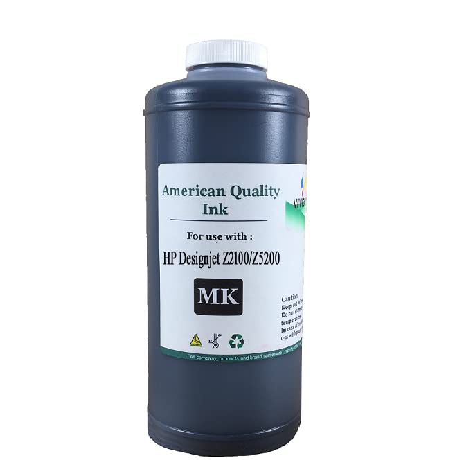 HP 70 Matte Black Ink Cartridge C9448A - 1 Pint Bulk Refill for HP Printers | High-Quality Printer Ink for Home, Office & Business Use