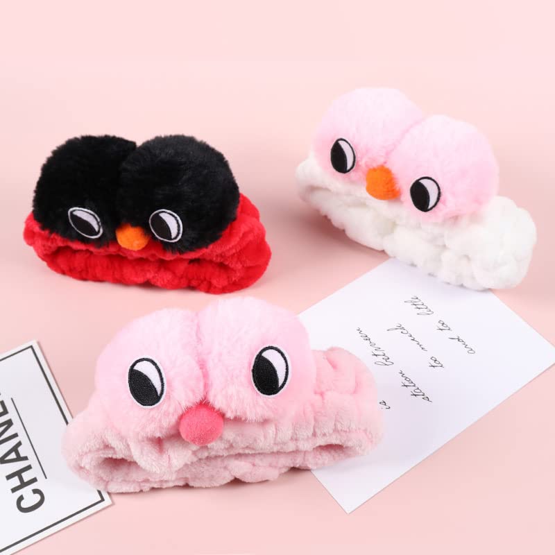 RKPM HOMES Panda Eyes Hair Band - Soft Elastic Headband for Women, Cute Hair Accessory for Washing Face, Beauty Spa, Makeup, Running & Sports | Fits All Head Sizes | Perfect for Skincare, Yoga, Gym & Daily Use (Beige)