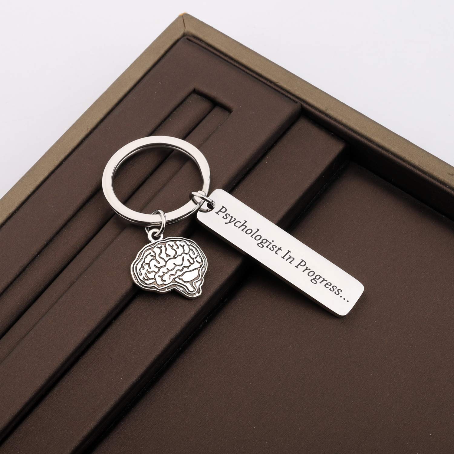 Psychologist Graduation Gift Keychain - Perfect for School Psychologist & College Graduation - Ideal for Psychologist in Progress - Great for Office Decor, Backpack Accessory & Daily Motivation
