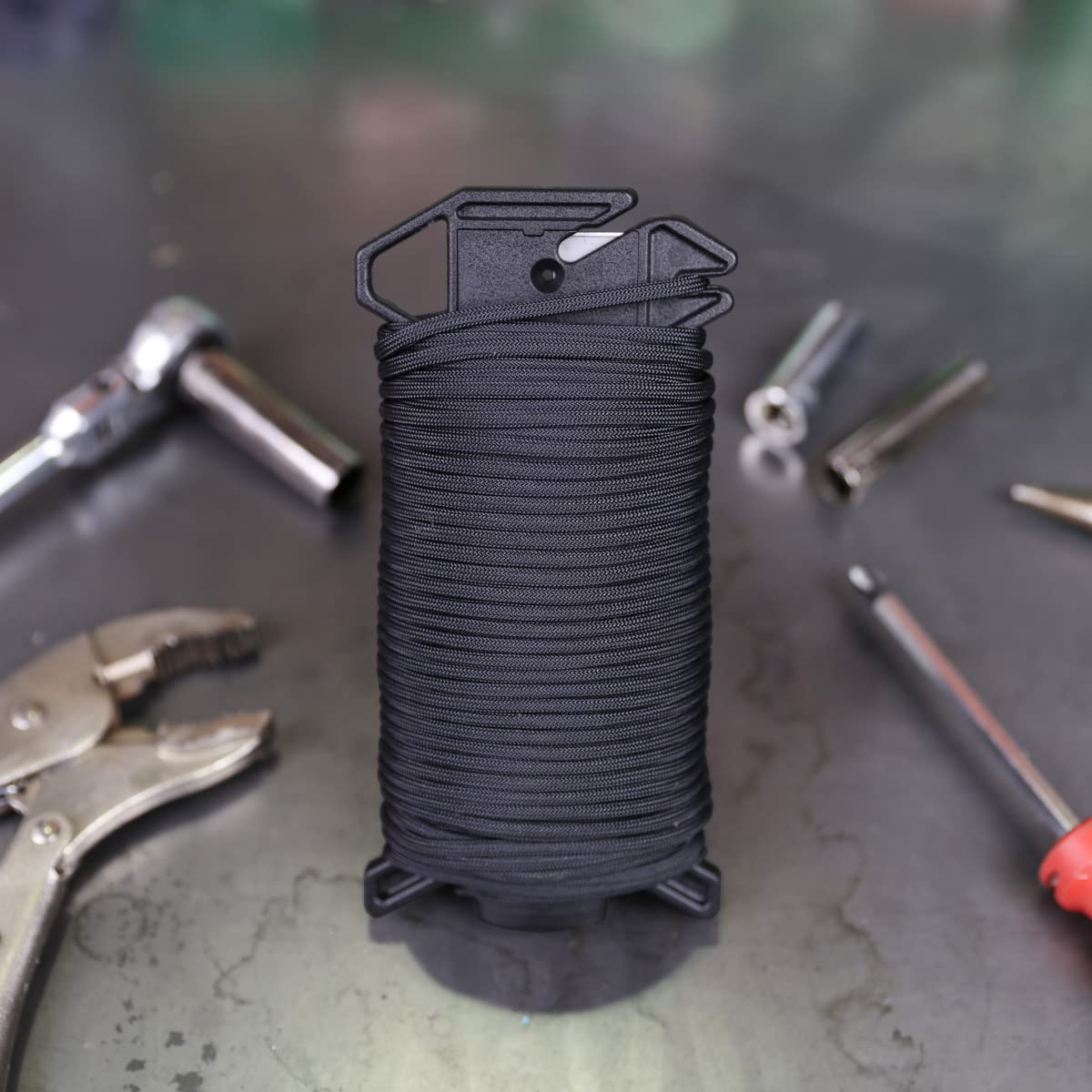Atwood Rope 550 Paracord 100ft - 7-Strand Nylon Survival Rope for Camping, Hiking & DIY Crafts