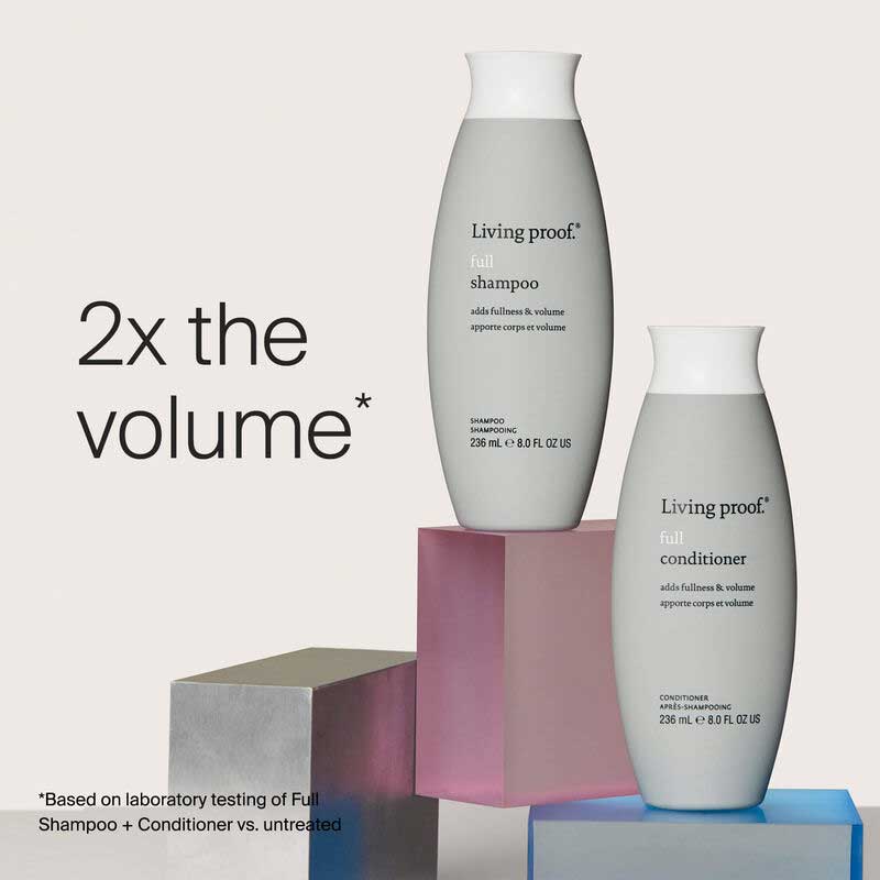 Living Proof Full Shampoo for Volume & Thickness - Sulfate-Free Hair Care for Fine, Flat Hair - Perfect for Daily Use & Special Occasions
