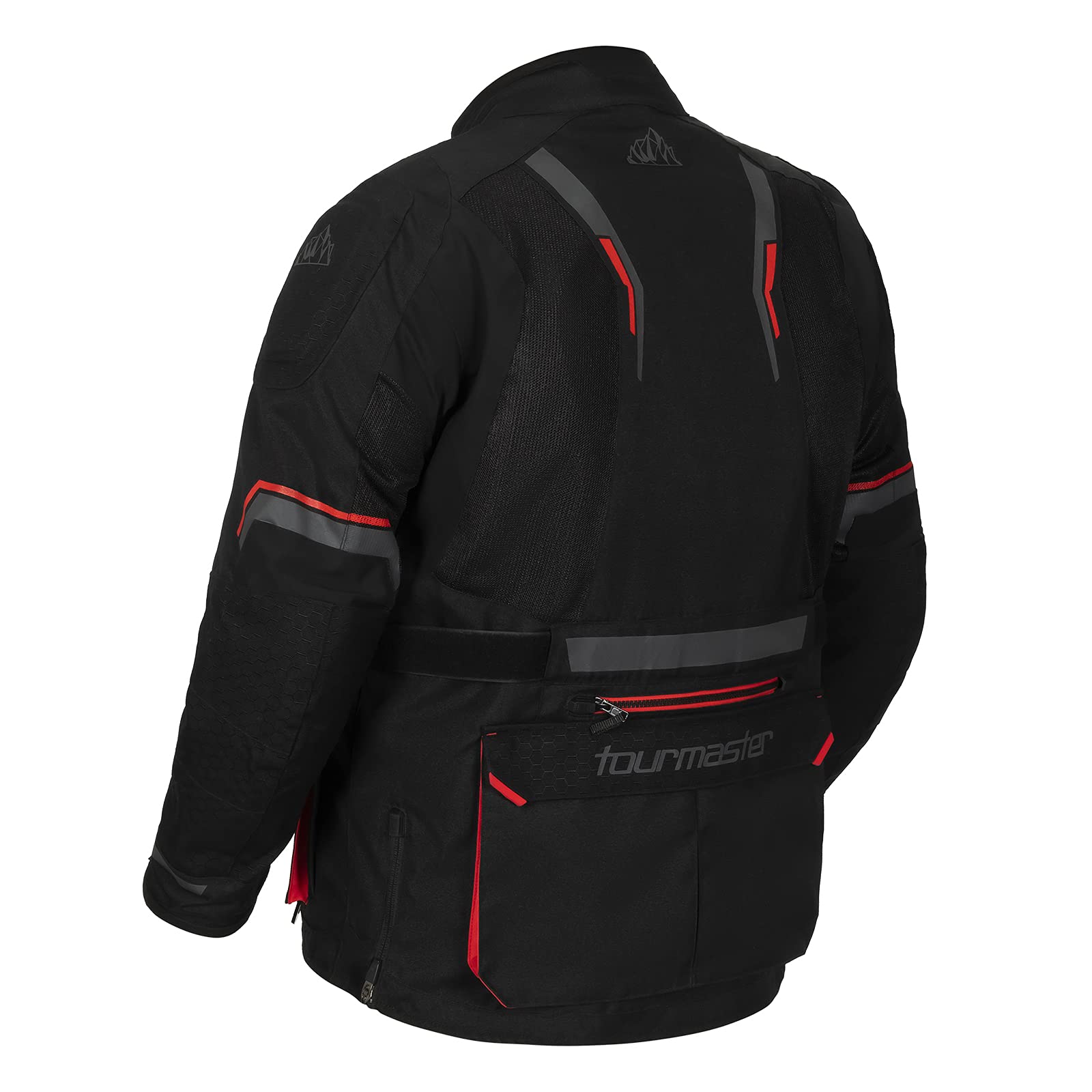Tourmaster Men's Ridgecrest Mesh Adventure Motorcycle Jacket - Breathable Protective Riding Gear for Summer & Touring | Perfect for Long-Distance Rides & Hot Weather Motorcycling