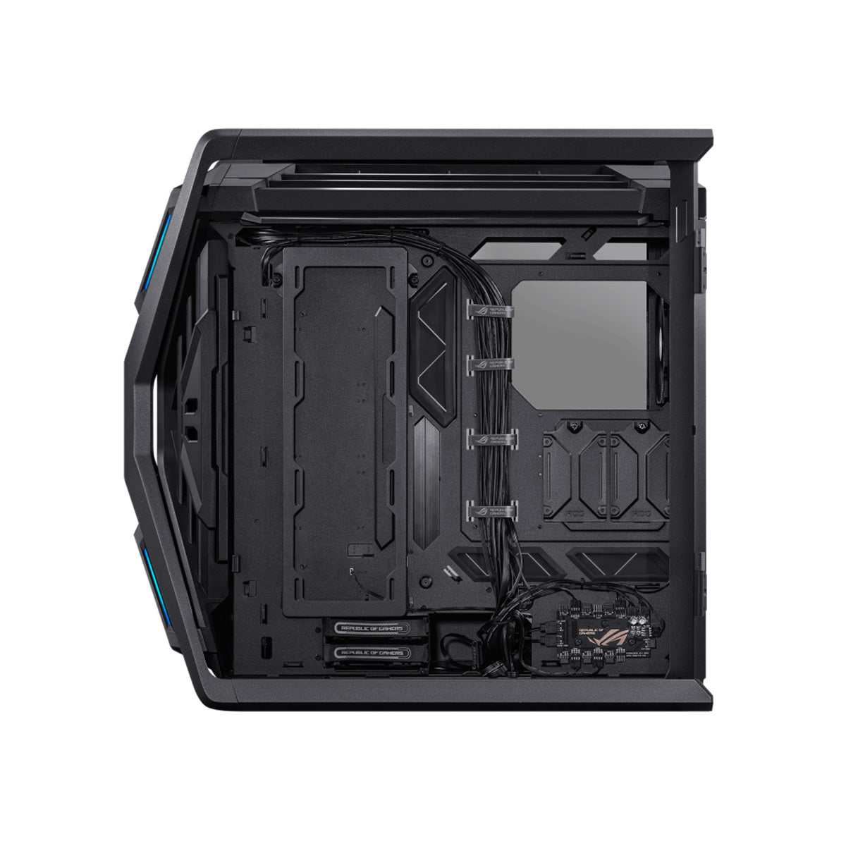ASUS ROG HYPERION GR701 E-ATX Full Tower Gaming PC Case - Black | High Airflow Design | Premium Build Quality | Perfect for Gaming Rigs & Workstation Builds