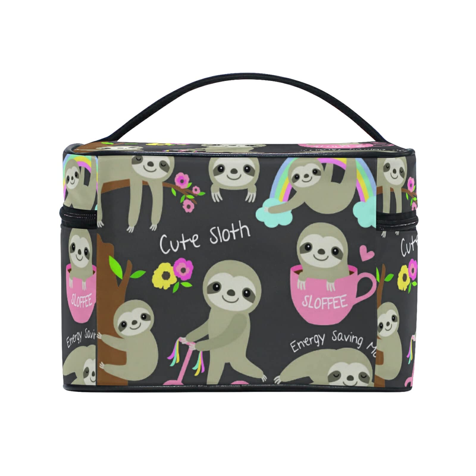 Adorable Sloth Makeup Bag for Women - Cute Baby Shower Gift, Travel Cosmetic Organizer & Toiletry Case - Perfect for Travel, Gym, and Everyday Use
