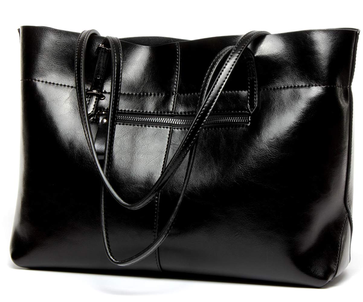 Covelin Genuine Leather Women's Tote Shoulder Bag - Soft & Stylish Handbag for Work, Travel & Everyday Use