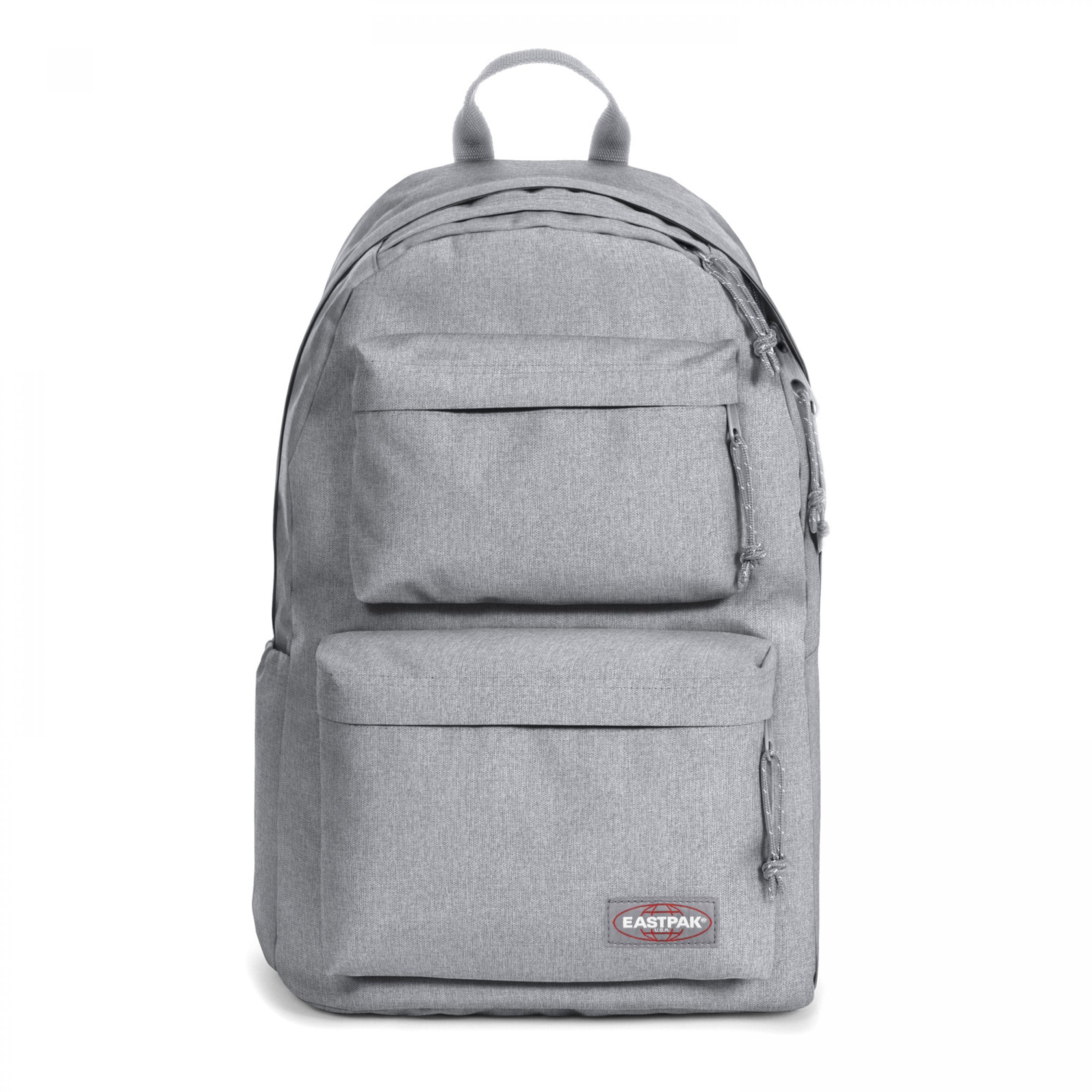 Eastpak Padded Double Backpack - Sunday Grey | Durable School & Travel Backpack for Students & Commuters | Perfect for College, Work & Everyday Use