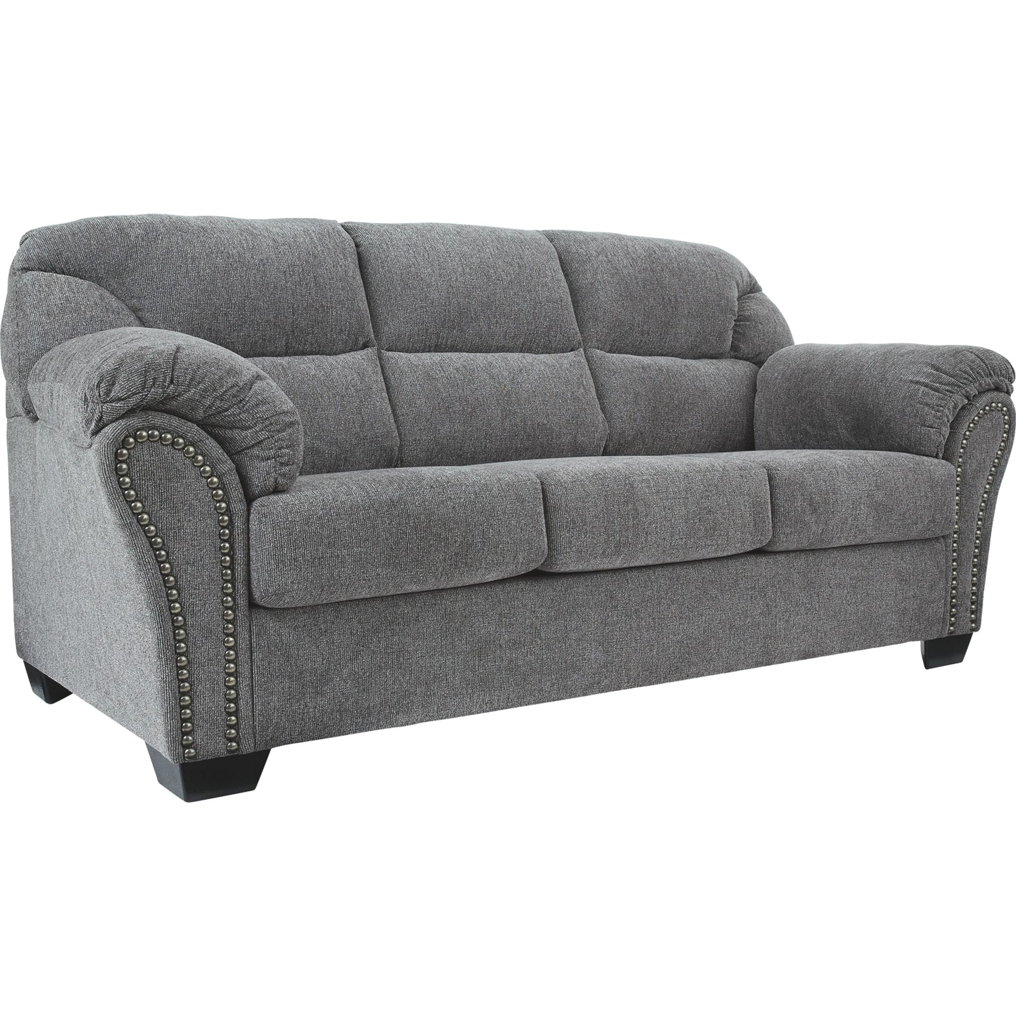 Allmaxx Modern Sofa in Pewter Gray - Stylish and Comfortable Living Room Furniture for Small Spaces and Apartments