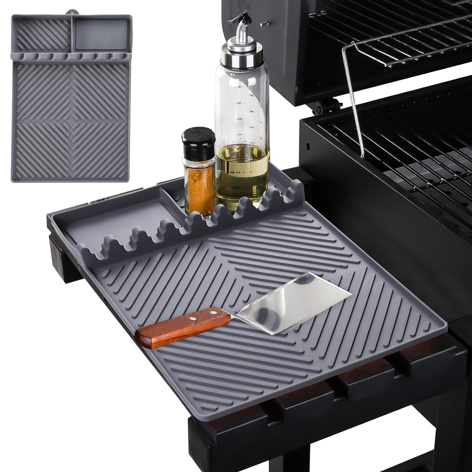 Heat Resistant Silicone Grill Mat for Blackstone Griddle - 16