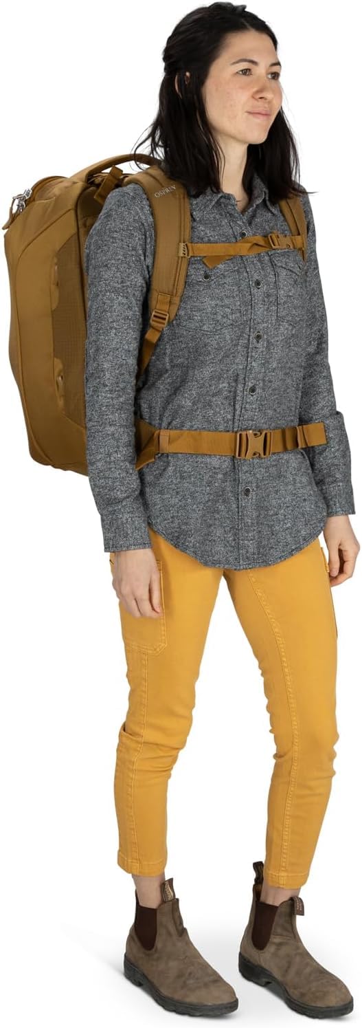 Osprey Sojourn Porter 45L Travel Backpack - Lightweight Carry-On Luggage for Men & Women - Perfect for Airplane, Hiking, and Business Trips