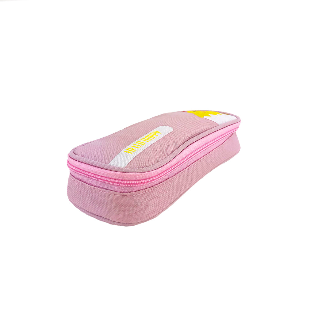 Durable Canvas Pencil Case for School, Office & Travel - Stylish & Spacious Organizer for Pens, Markers & Art Supplies