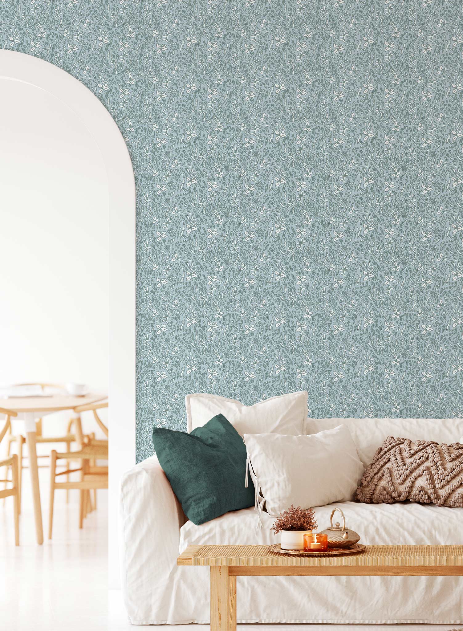 Premium Mossy Green Wallpaper - Self-Adhesive Peel & Stick Wallpaper for Bedroom, Living Room, and Office Decor - Eco-Friendly Removable Wallpaper for Home Renovation