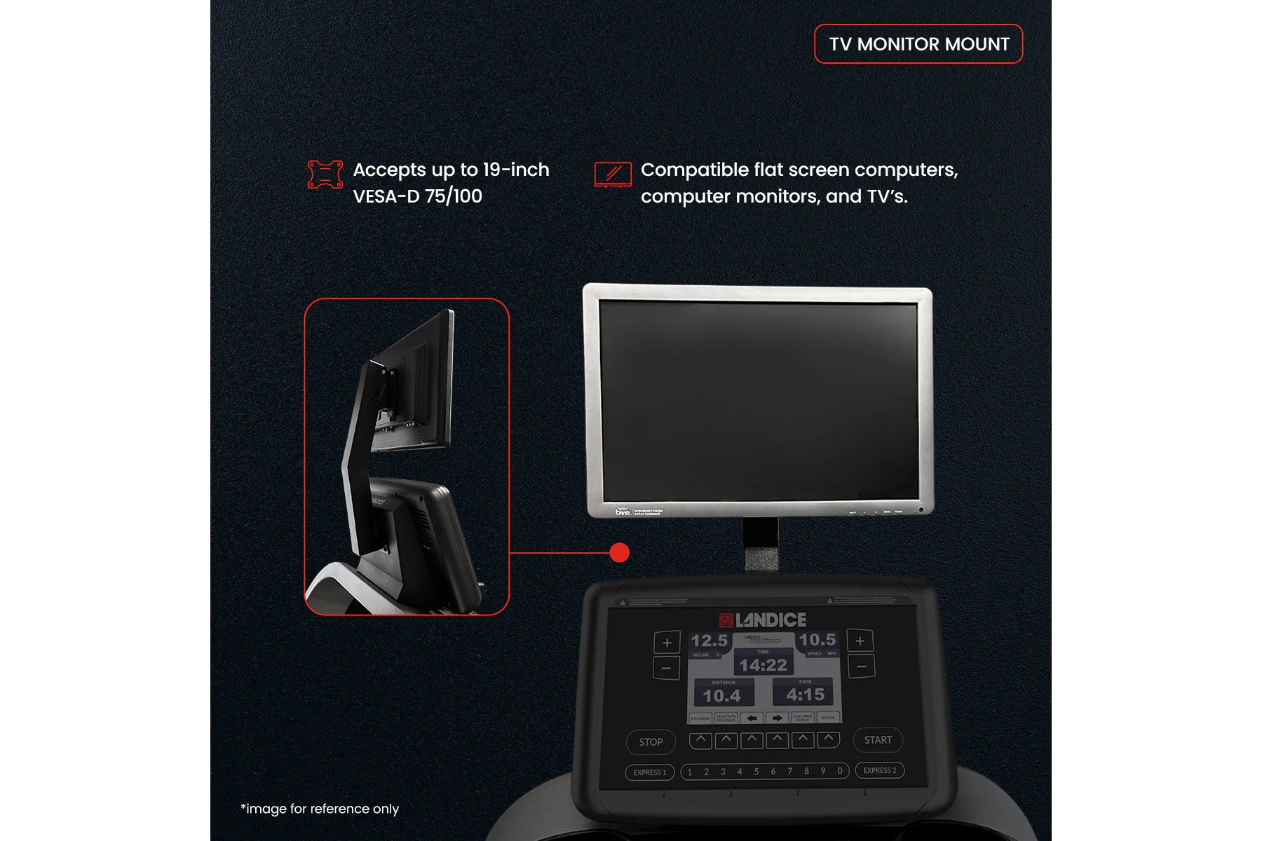 Landice L10 Club Treadmill - Premium Commercial Grade Running Machine for Home & Gym Use - Perfect for Cardio Workouts, Weight Loss & Fitness Training