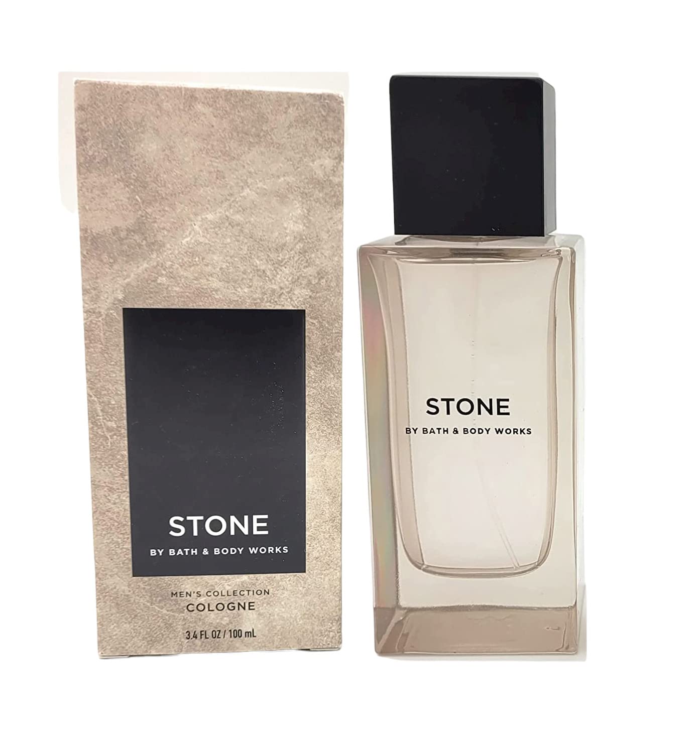 Bath & Body Works Stone Men's Cologne Spray - 3.4 oz Eau de Toilette for Men - Fresh & Masculine Fragrance - Long Lasting Scent - Perfect for Daily Wear, Office & Date Night