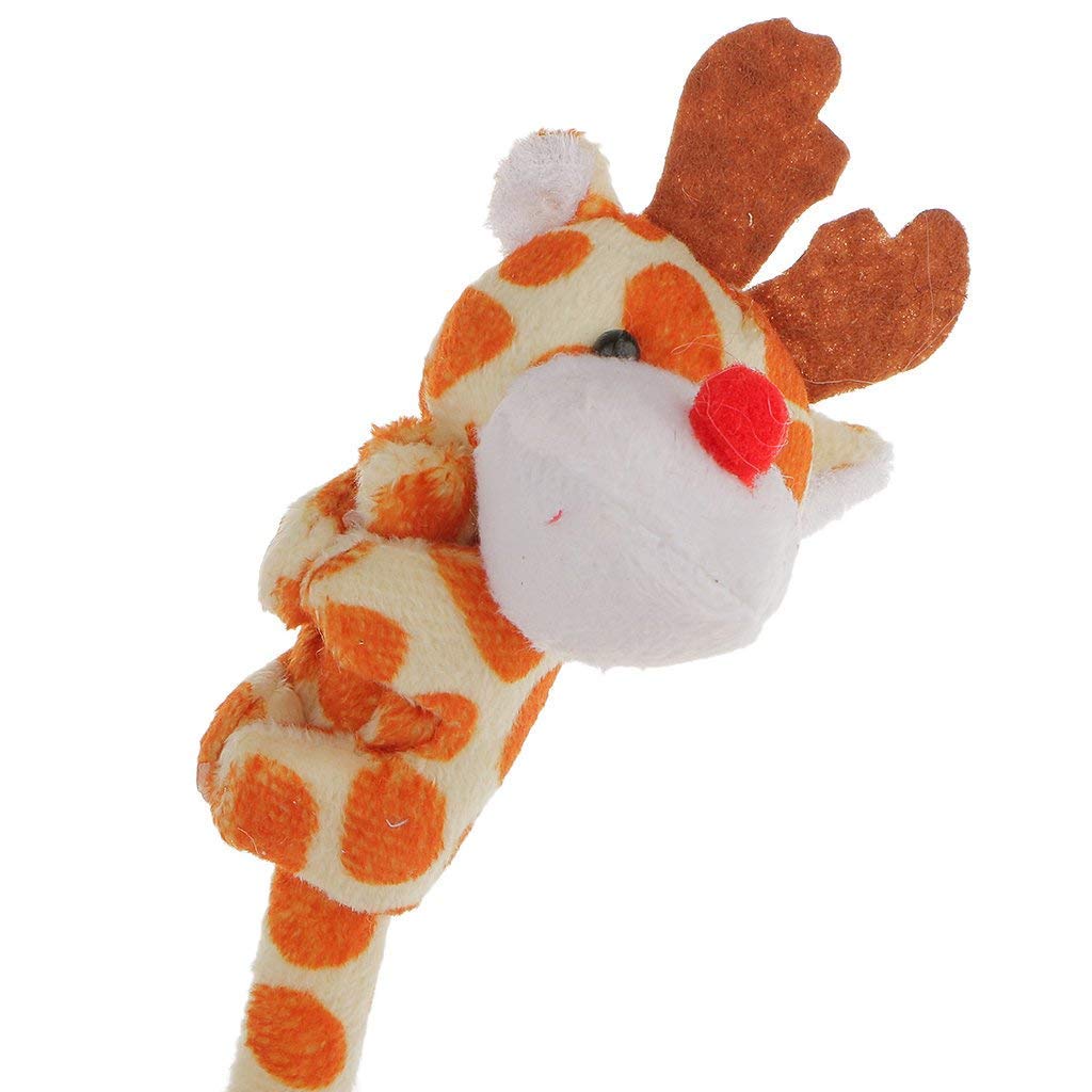 12pcs Cute Animal Plush Ballpoint Pens - Cartoon Fluffy Writing Pens for Kids, Office & School Supplies - Perfect Gift for Students, Teachers & Animal Lovers (Fun Desk Accessories for Work & Study)