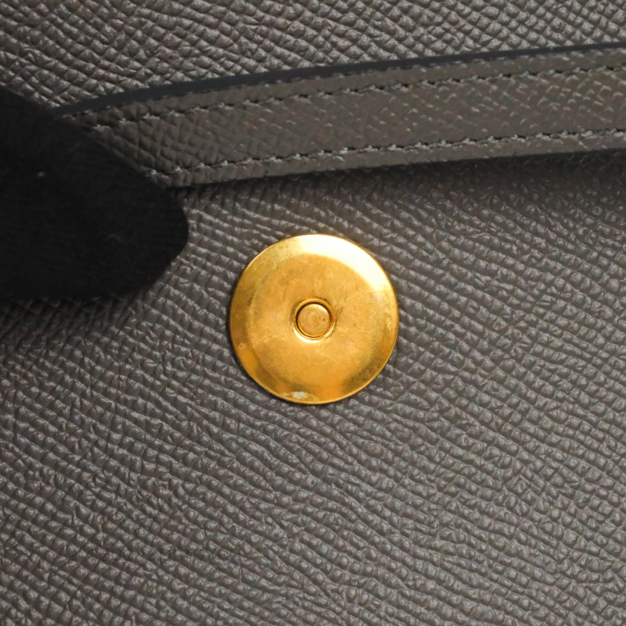 Celine Nano Belt Bag in Grey Grained Calfskin with Gold Hardware - Perfect for Everyday Use, Work & Travel