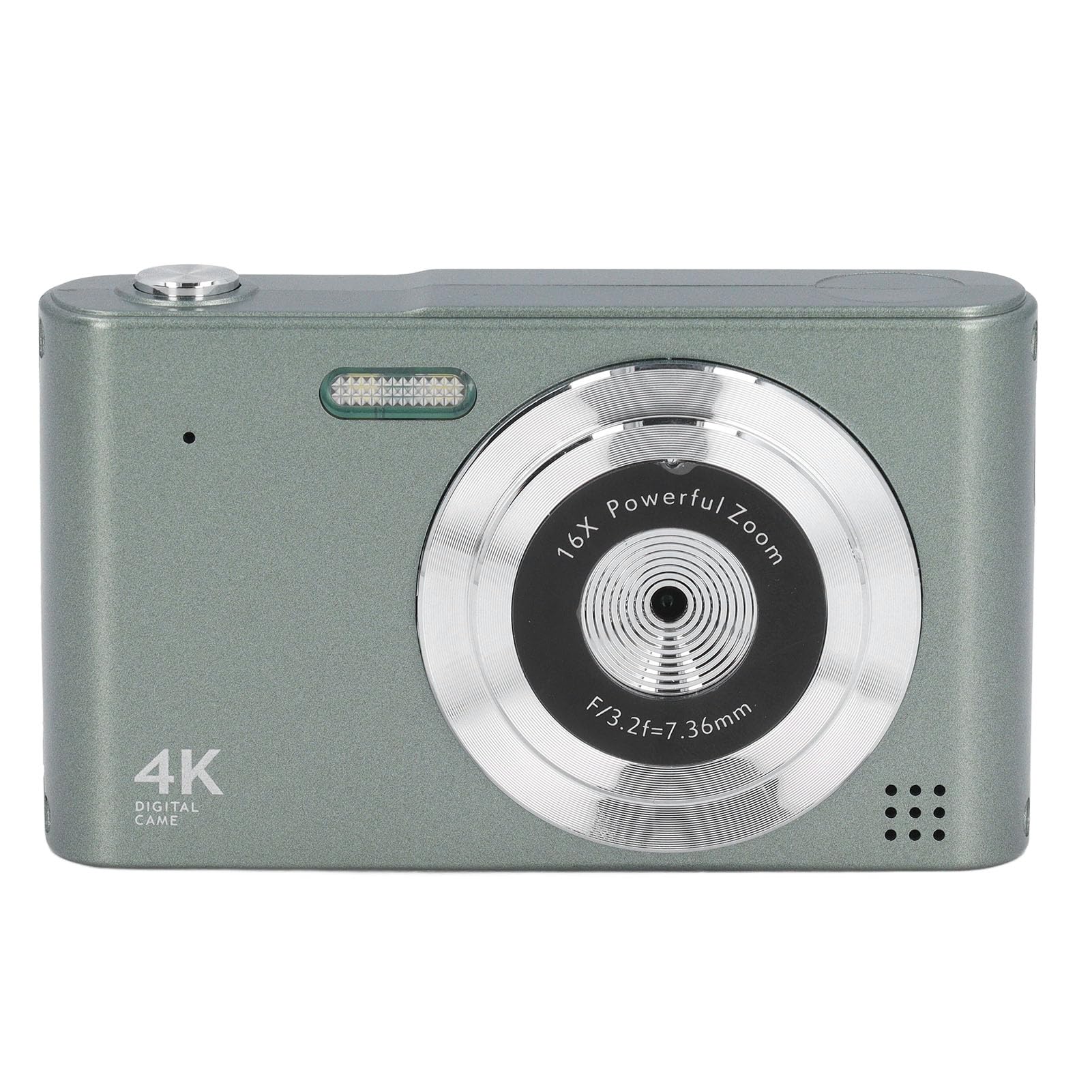 4K Digital Camera for Photography & Vlogging - 48MP, 16X Zoom, Auto Focus, Anti-Shake - Compact Point and Shoot Travel Camera for YouTube, TikTok, Blogging (Green) - Perfect for Travel, Outdoor Adventures & Social Media Content Creation