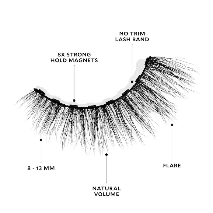 Magnetic Eyelash Kit - Effortless Velour Lashes for Natural Look | Perfect for Daily Wear, Parties & Special Occasions