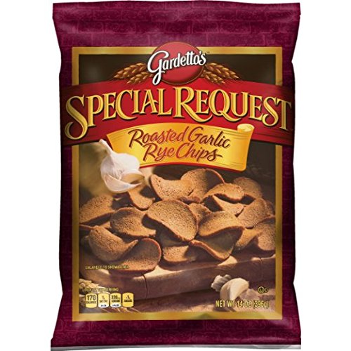 3-Pack Gardetto's Special Request Roasted Garlic Rye Chips - 14oz Bags (Total 42oz) | Crunchy Snack for Parties, Movie Nights & On-the-Go