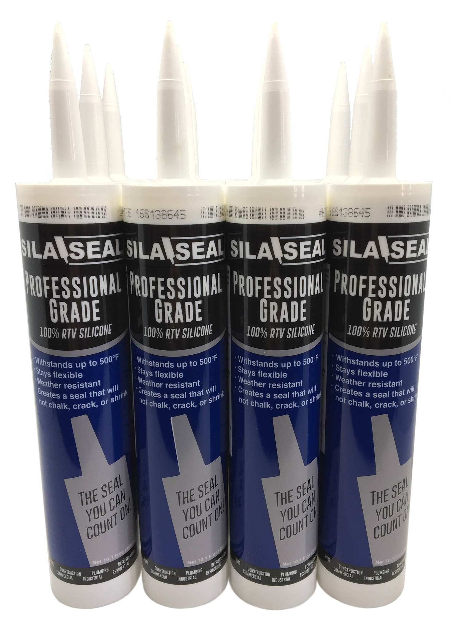 Premium RTV Silicone Sealant - 12 Pack Clear (1 Tube Each) - High Temperature & Waterproof Adhesive for Automotive, Plumbing & DIY Home Repairs