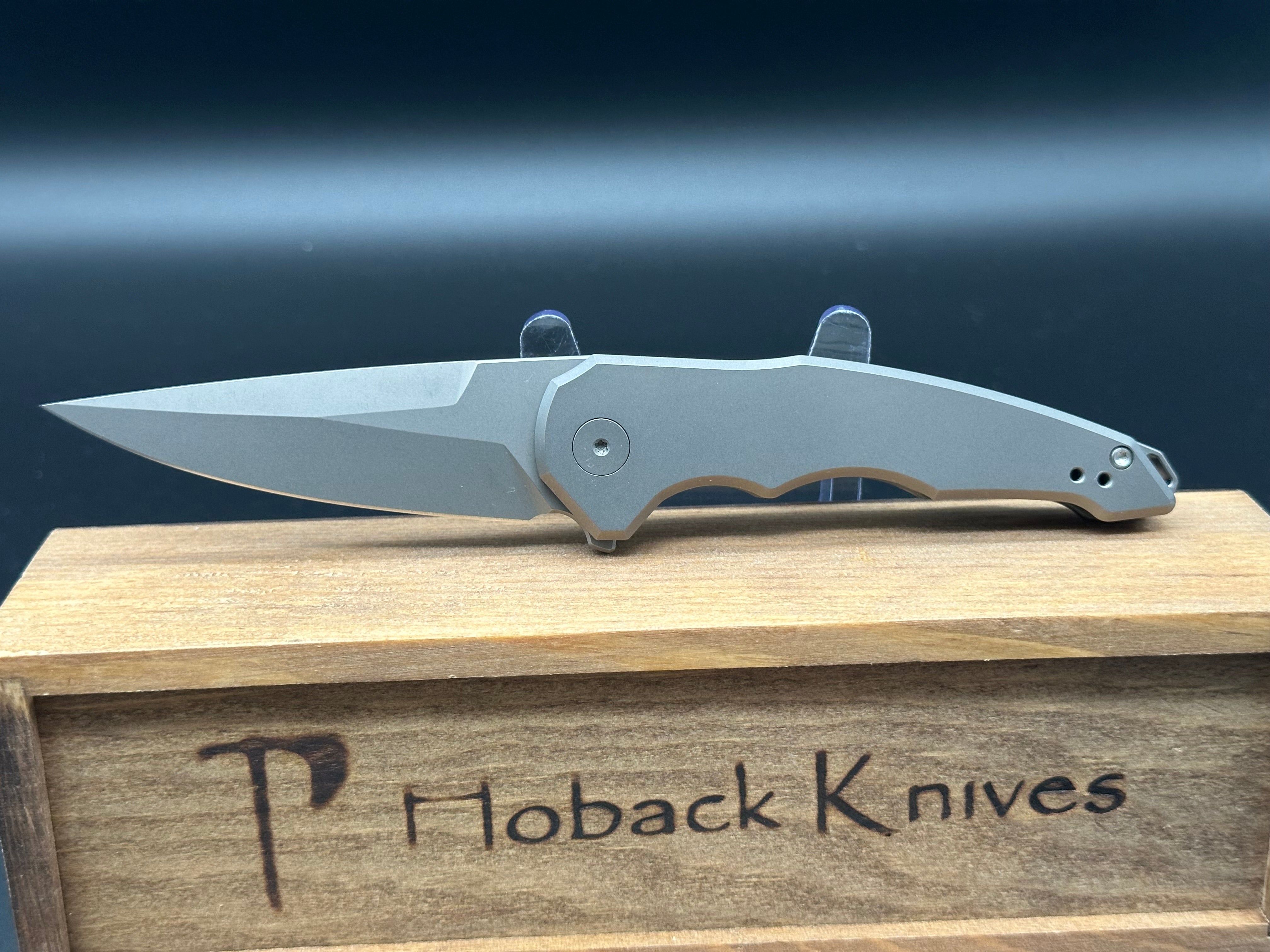 Jake Hoback OneSam Frame Lock Folding Knife - 3.25