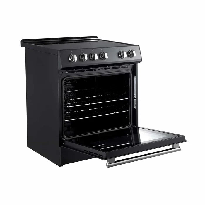 Forno Leonardo 30 Inch Electric Range with 5.0 cu. Ft. Oven - Stainless Steel Built-in Appliance for Modern Kitchens | Perfect for Baking, Roasting & Everyday Cooking | Model FFSEL6012 30