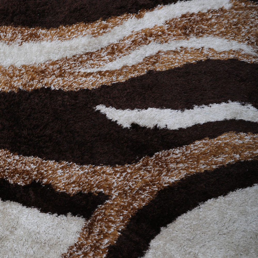 Hand Tufted Wool Area Rug - Soft & Durable Non-Slip Living Room Carpet - Perfect for Bedroom, Nursery, or Office Decor (5'x8', Beige)