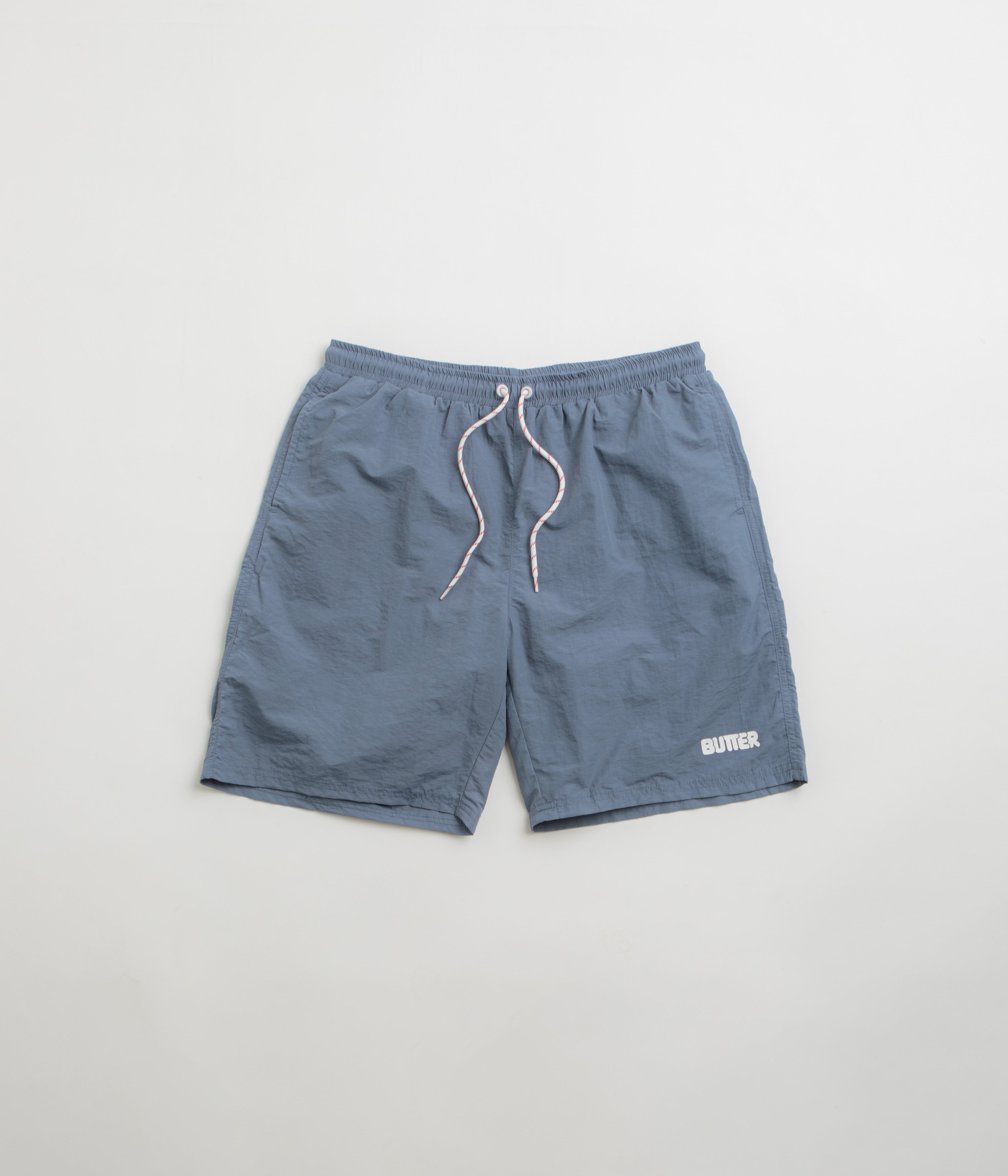 Butter Goods Men's Swim Shorts - Slate Color Quick-Dry Beachwear for Swimming, Surfing & Summer Vacation