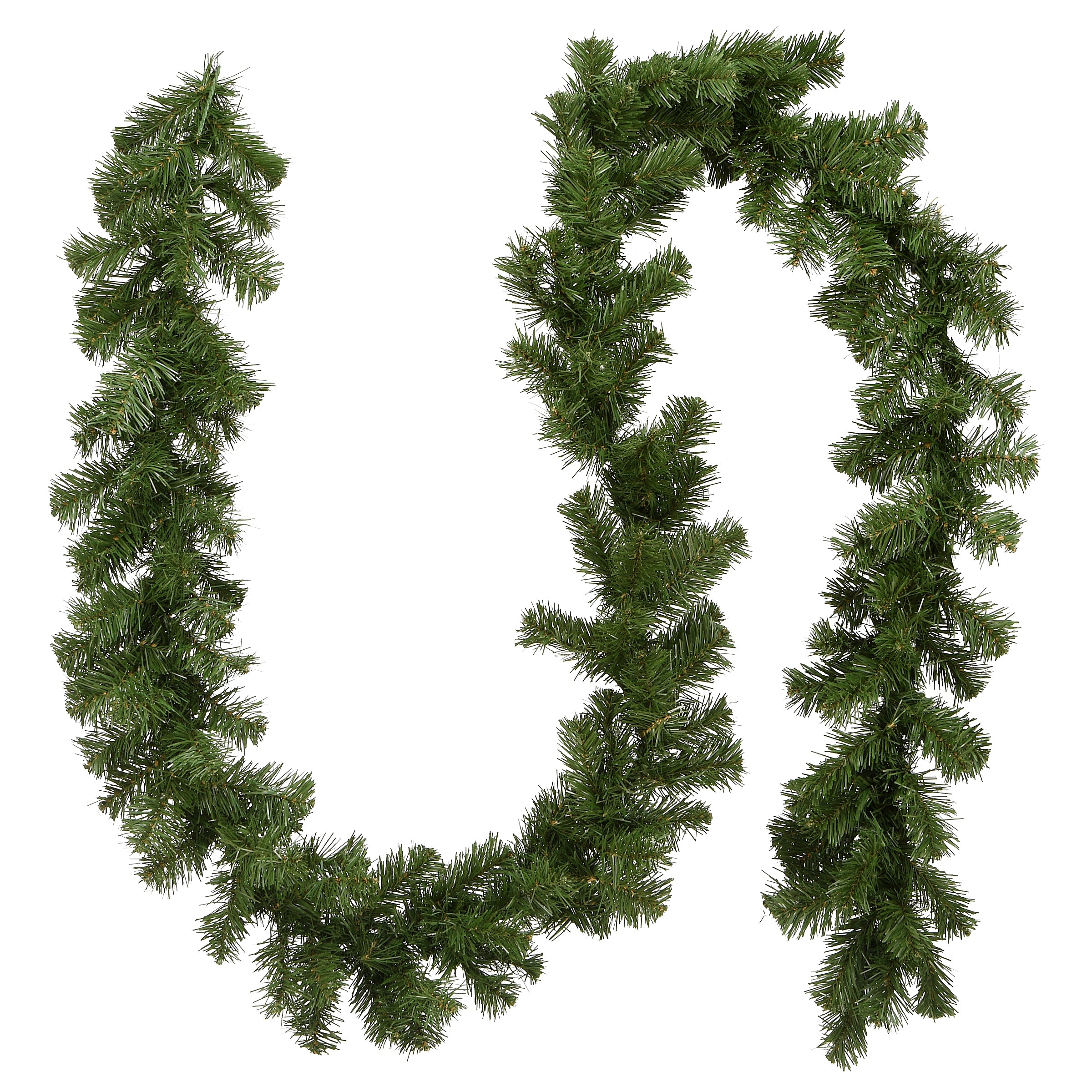 9 ft. Canadian Fir Christmas Garland - Premium Artificial Pine Garland for Holiday Decor, Mantel, Staircase & Fireplace Decoration