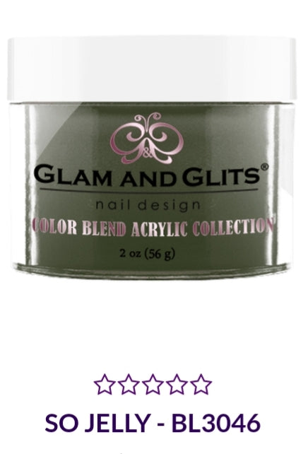 GLAM AND GLITS COLOR BLEND COLLECTION VOL.1 - BL3046 - 2 oz SO JELLY Nail Polish - Vibrant Long-Lasting Gel Polish for Professional Salon & At-Home Manicures