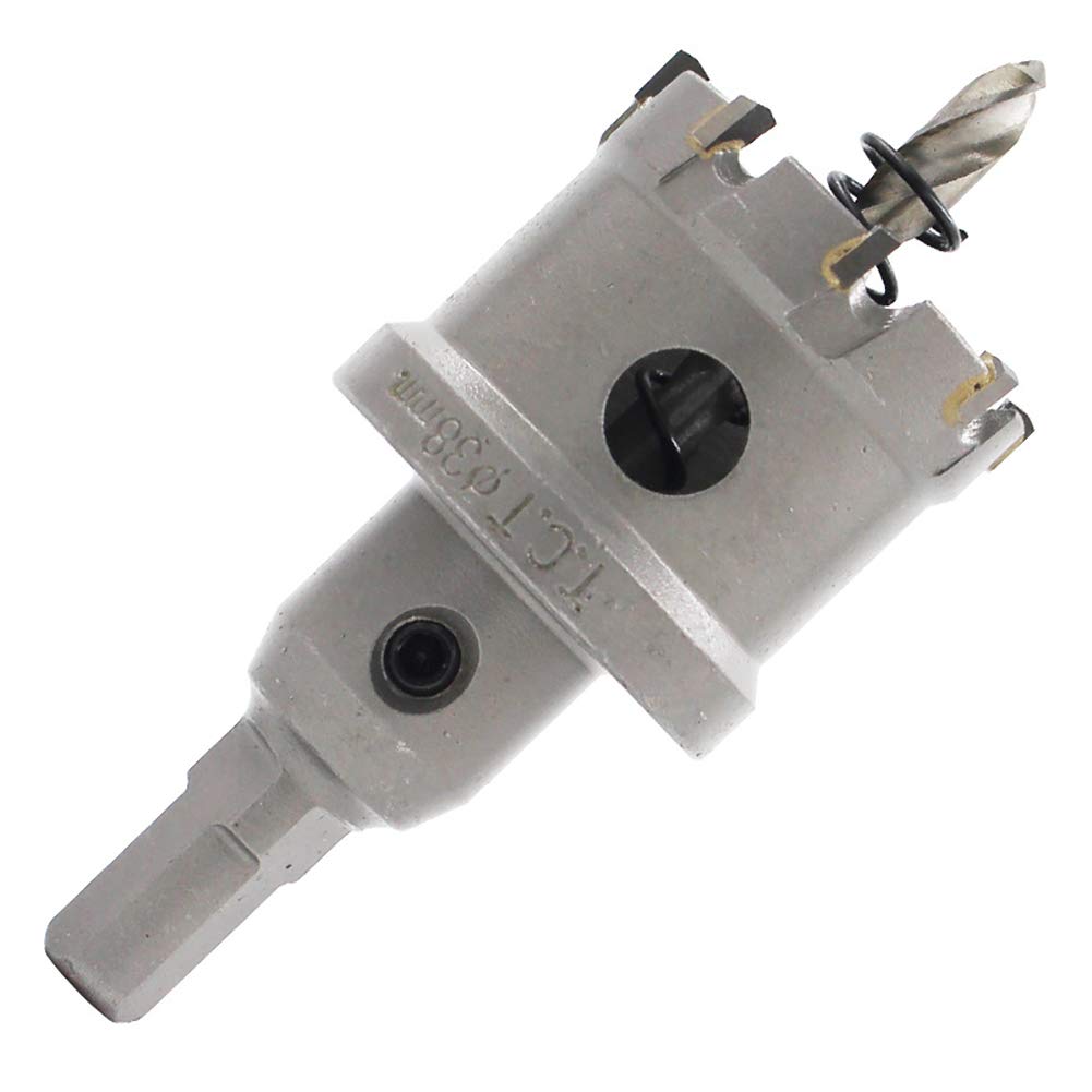 Premium Tungsten Carbide Hole Saw Cutter - Industrial Grade for Cutting Stainless Steel, Aluminum, Metal & Wood - 30mm Diameter - Perfect for Plumbing, HVAC, Construction & DIY Projects