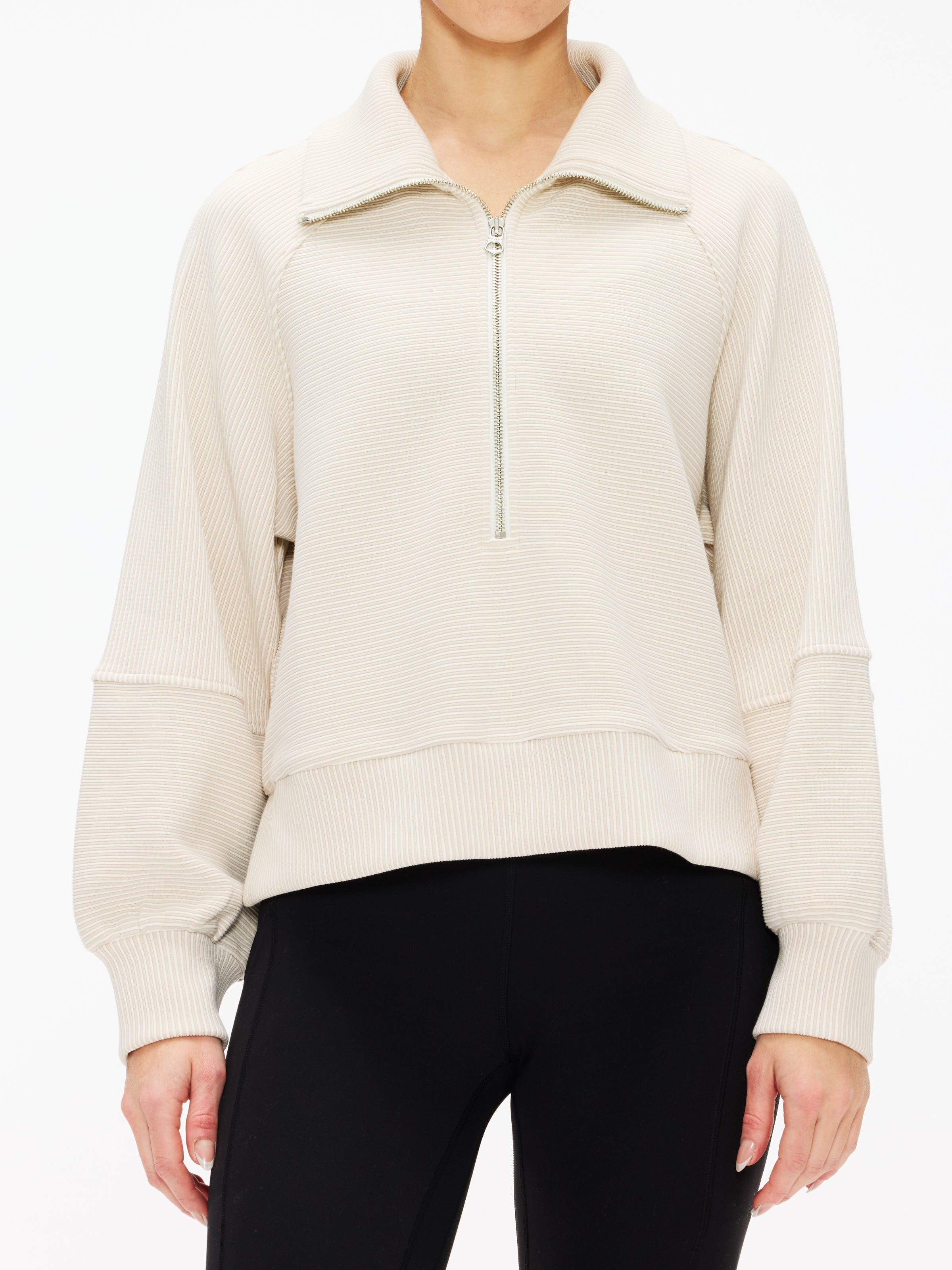 Varley Milano Half Zip Sweatshirt 2.0 for Women | Soft Fleece Pullover | Casual & Athletic Wear for Gym, Running & Everyday Comfort