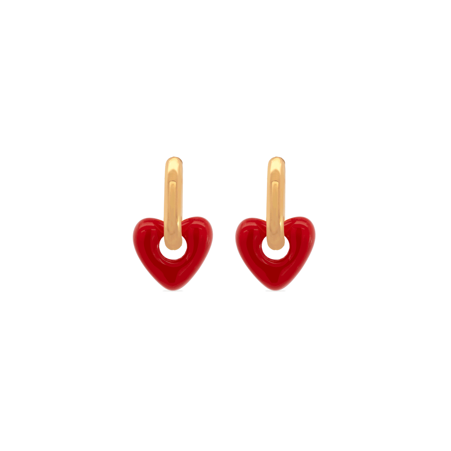 Gold Candy Huggie Earrings for Women - Dainty Gold Hoop Huggies for Everyday Wear - Perfect for Work, Date Night & Casual Outfits