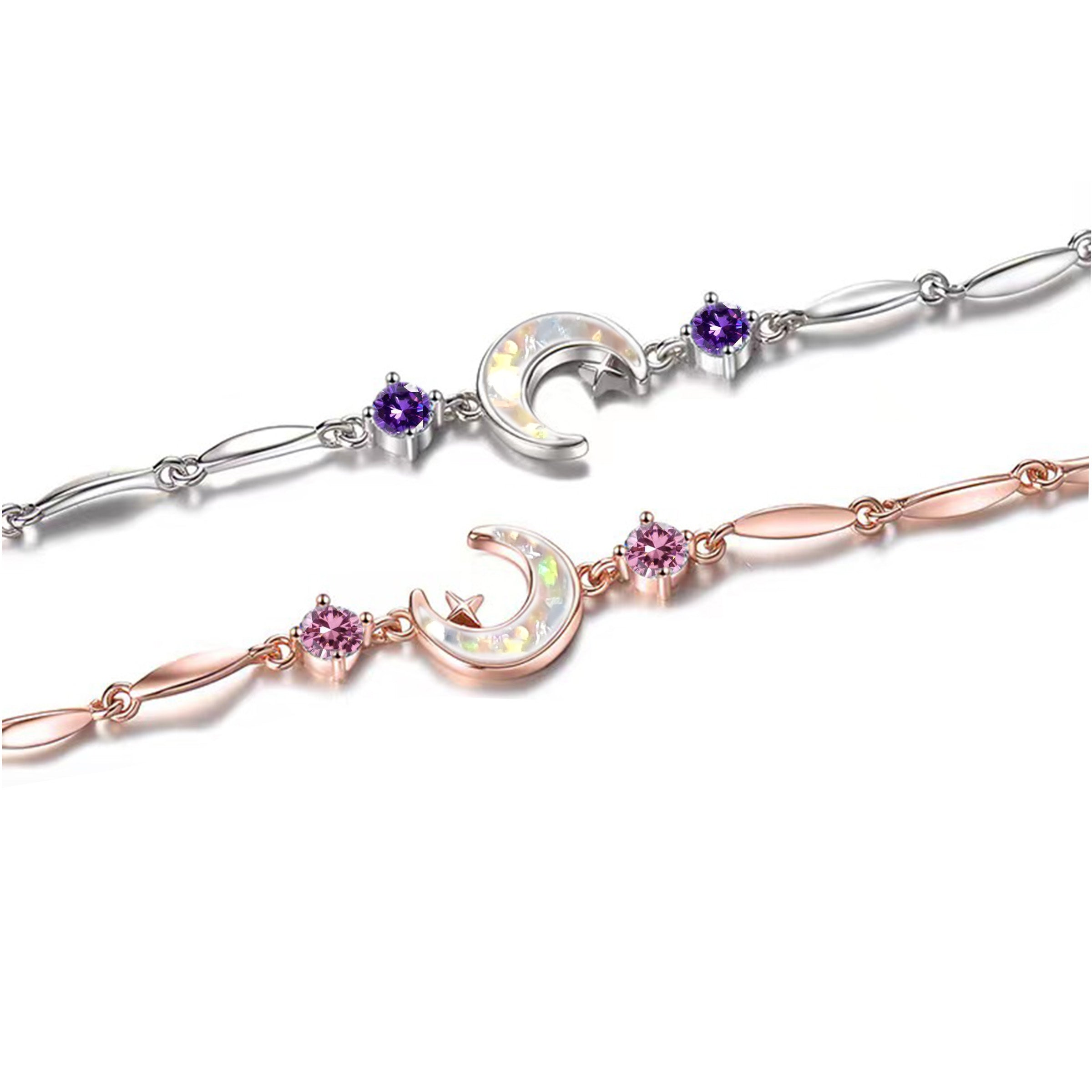 Celestial Remembrance Bracelet - Moon and Star Ashes Keepsake Jewelry for Loved Ones | Memorial Gift for Women, Sympathy Present | Perfect for Remembrance Day, Funerals & Special Occasions