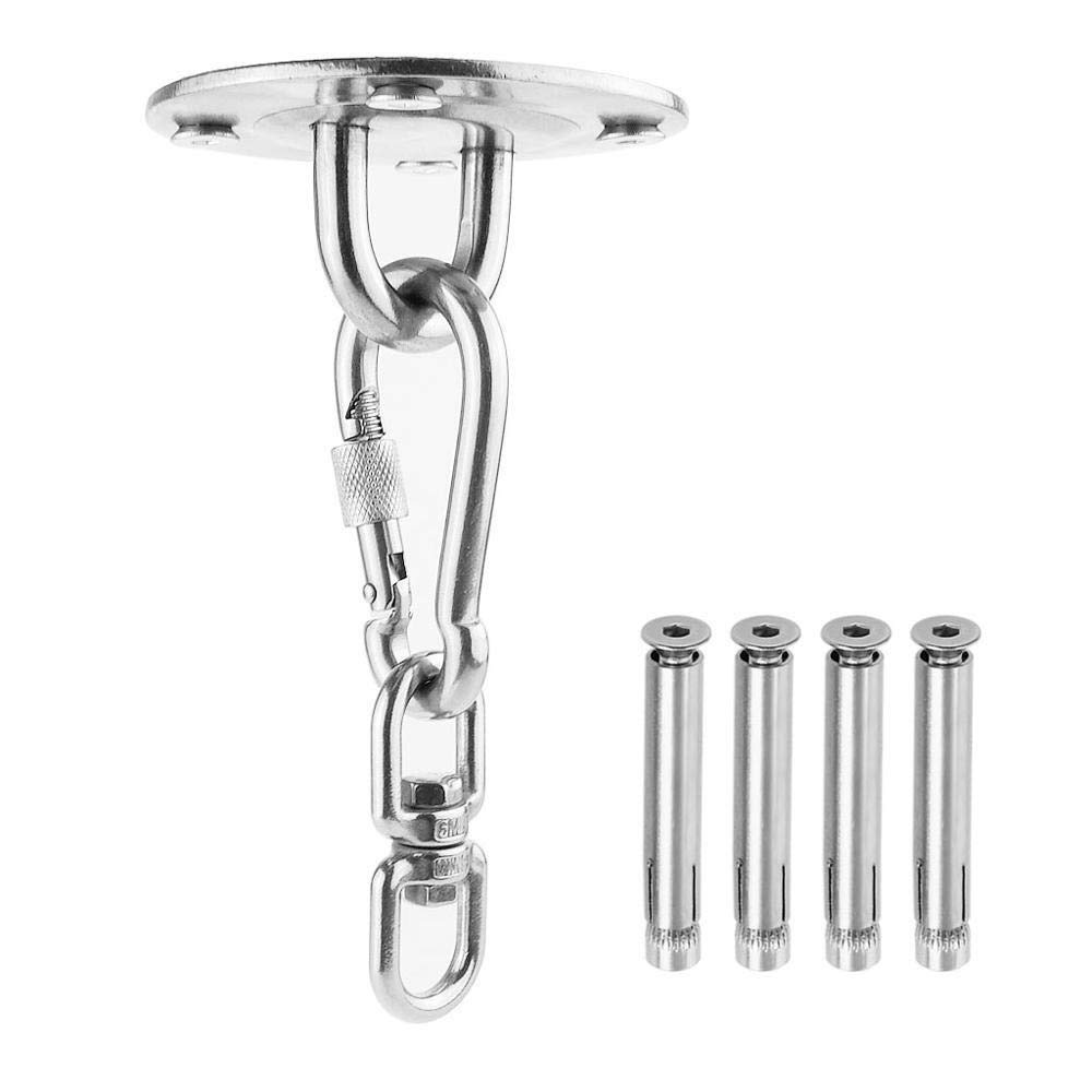 Heavy Duty Swing Hangers Set - Anchor Bracket Hook for Hammock Stand, Yoga Swing & Brazilian Hammocks - Indoor/Outdoor Ceiling Hooks for Swing Chair, Easy Installation (Concrete Mount) - Perfect for Backyard, Patio, and Relaxation Spaces
