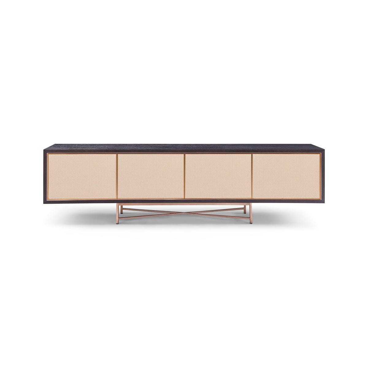 TOLOSA Modern TV Stand Entertainment Center with Storage Shelves - Perfect for Living Room, Bedroom & Home Theater Setup