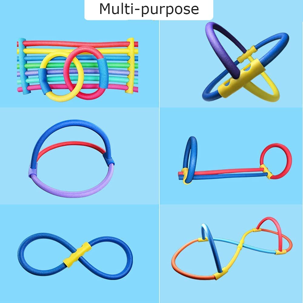 Premium Floating Pool Noodles - Extra Thick Foam Swim Tubes for Kids & Adults (59in, 3-Pack) | Bright Colors for Pool Fun, Water Exercise & Summer Activities
