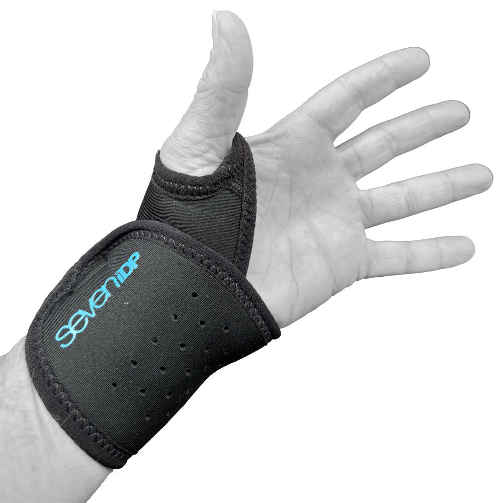 7iDP Control Wrist Support Brace - Left Hand Black - Ideal for Gaming, Typing & Weightlifting - Reduce Carpal Tunnel Pain & Improve Wrist Stability