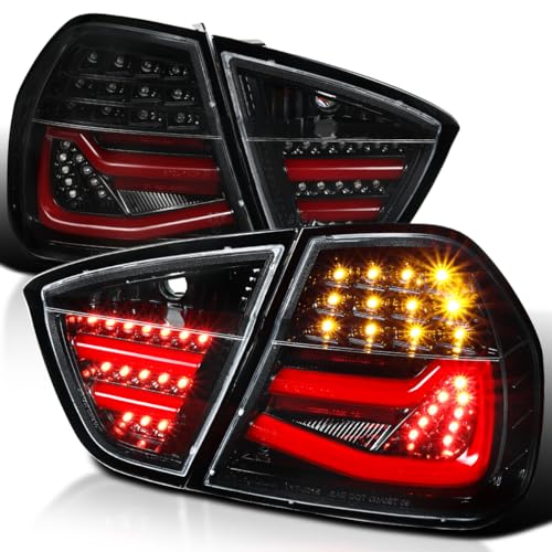 Jet Black Housing Clear Lens Red Light Bar