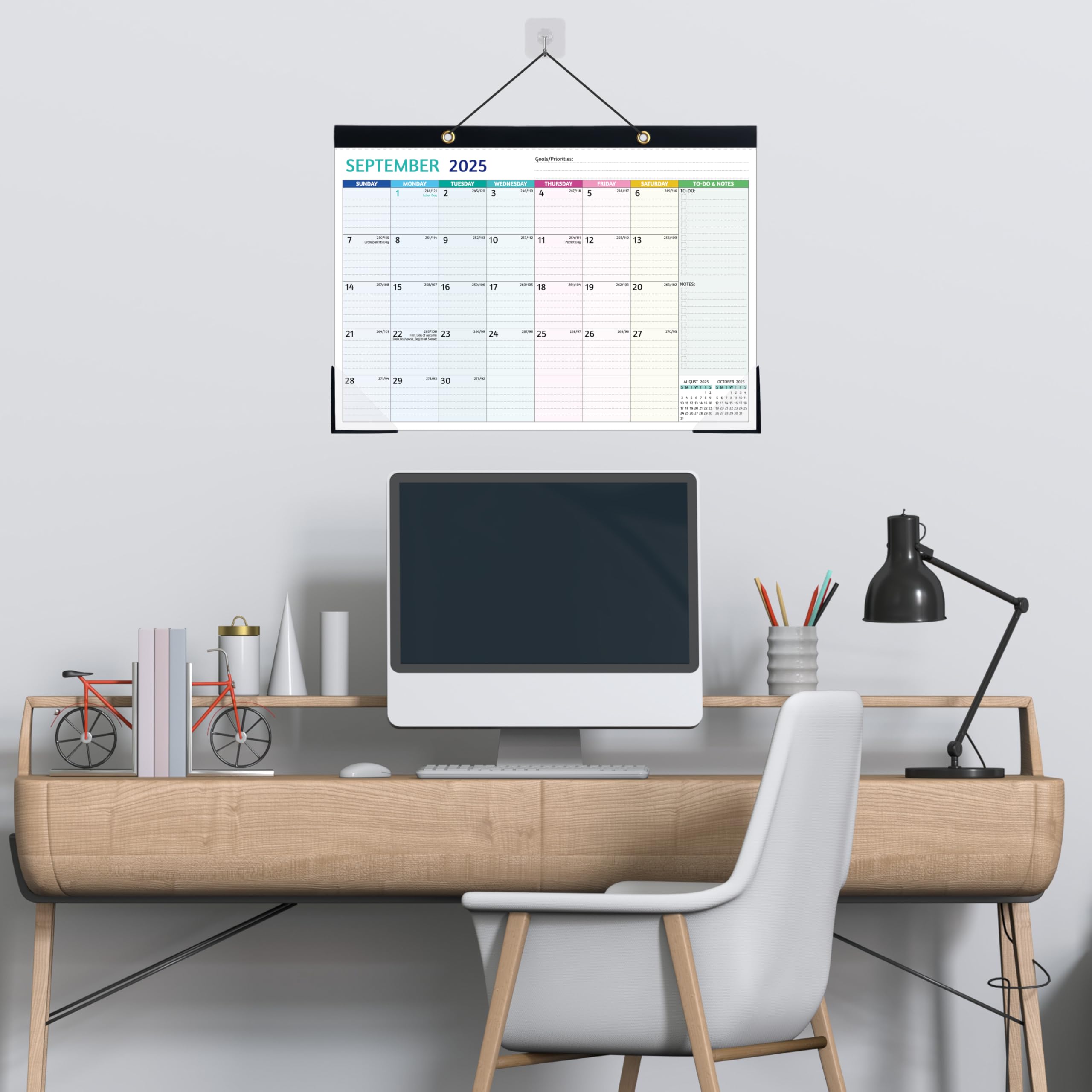 2025-2026 Monthly Desk Calendar (July 2025 - December 2026) - 18-Month Large Planner 17