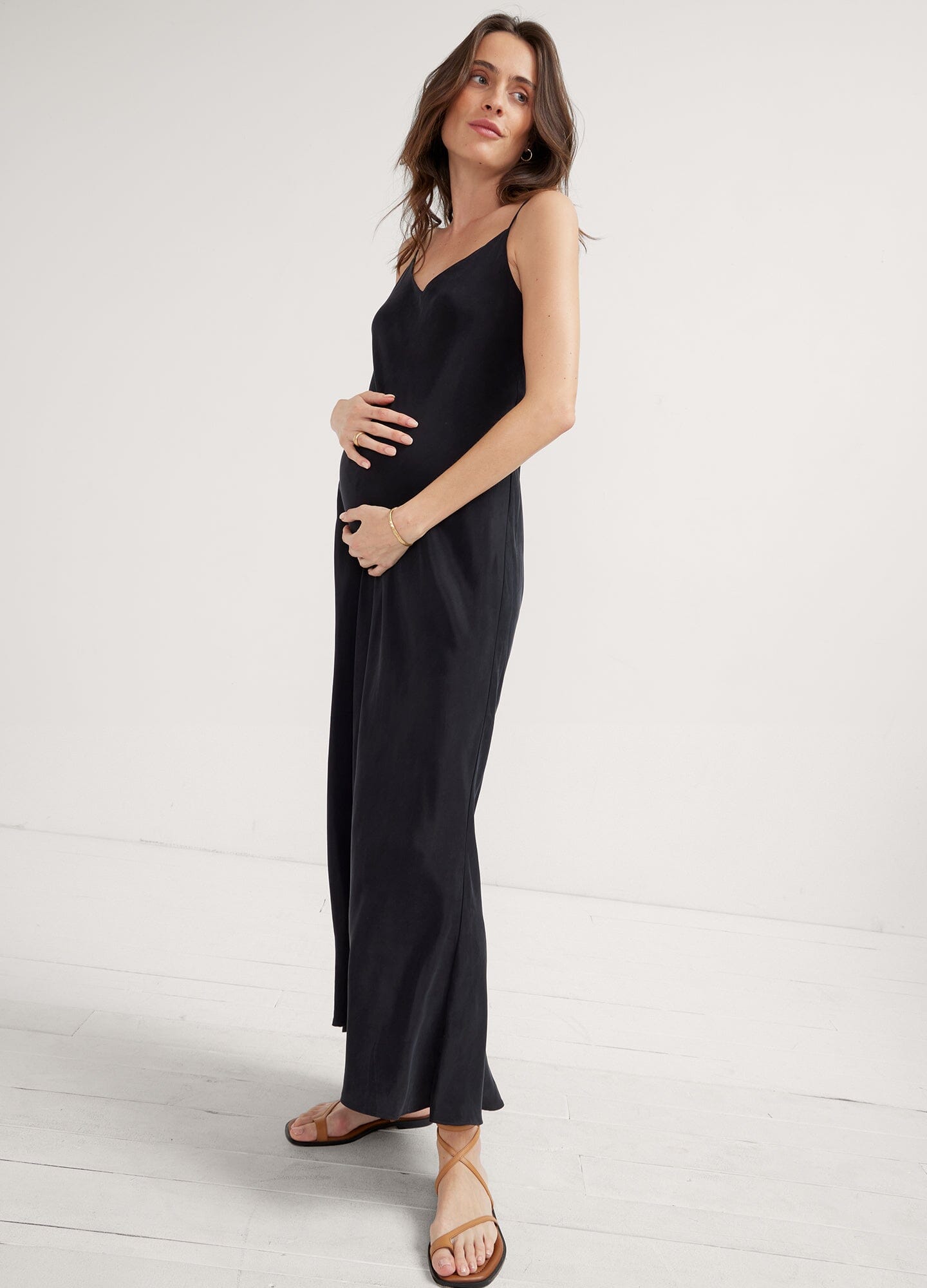 Ricky Slip Dress - Women's Elegant Satin Nightgown & Loungewear for Sleep, Date Night & Home Relaxation