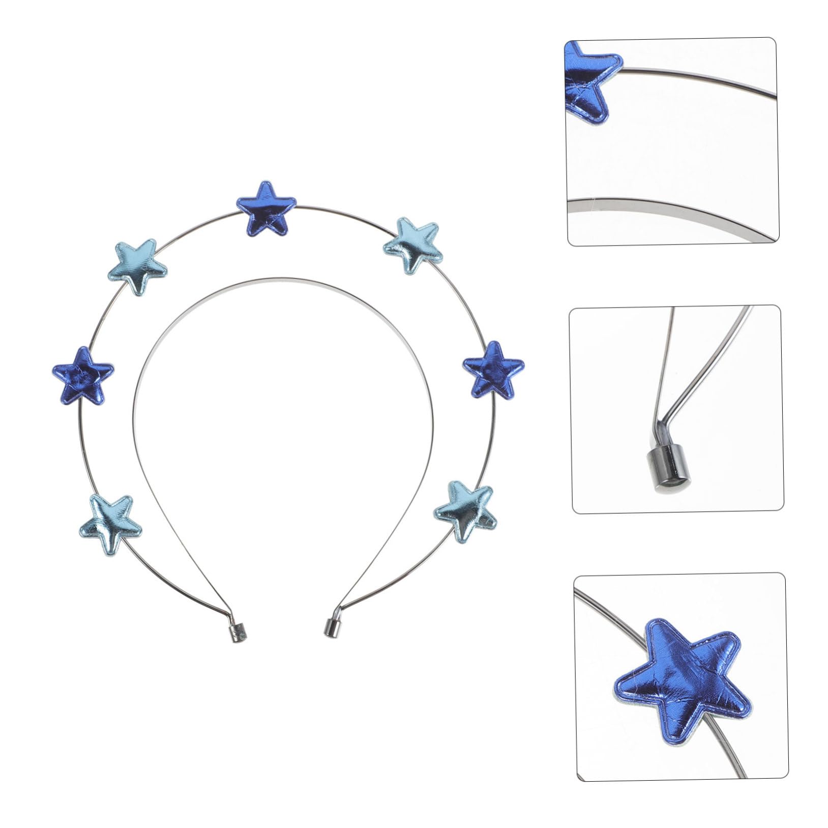 Gothic Star Crown Headband for Women - Elegant Alloy Hair Band for Halloween, Cosplay, Carnival & Medieval Costume Accessories | Perfect for Parties, Festivals & Themed Events