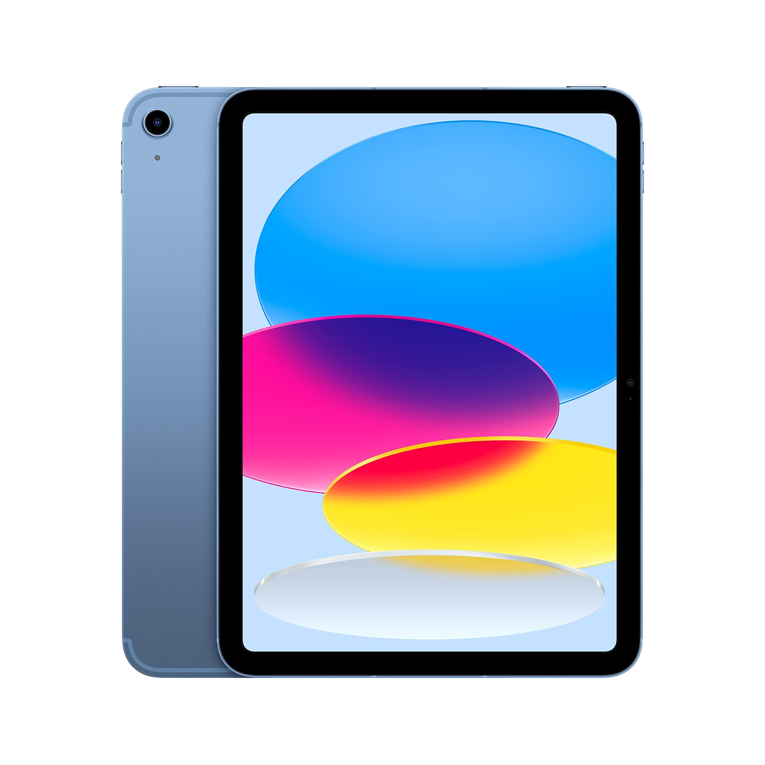 2022 Apple iPad 10.9-inch Wi-Fi + Cellular 64GB - Blue (Renewed) | Portable Tablet for Work, Study & Entertainment
