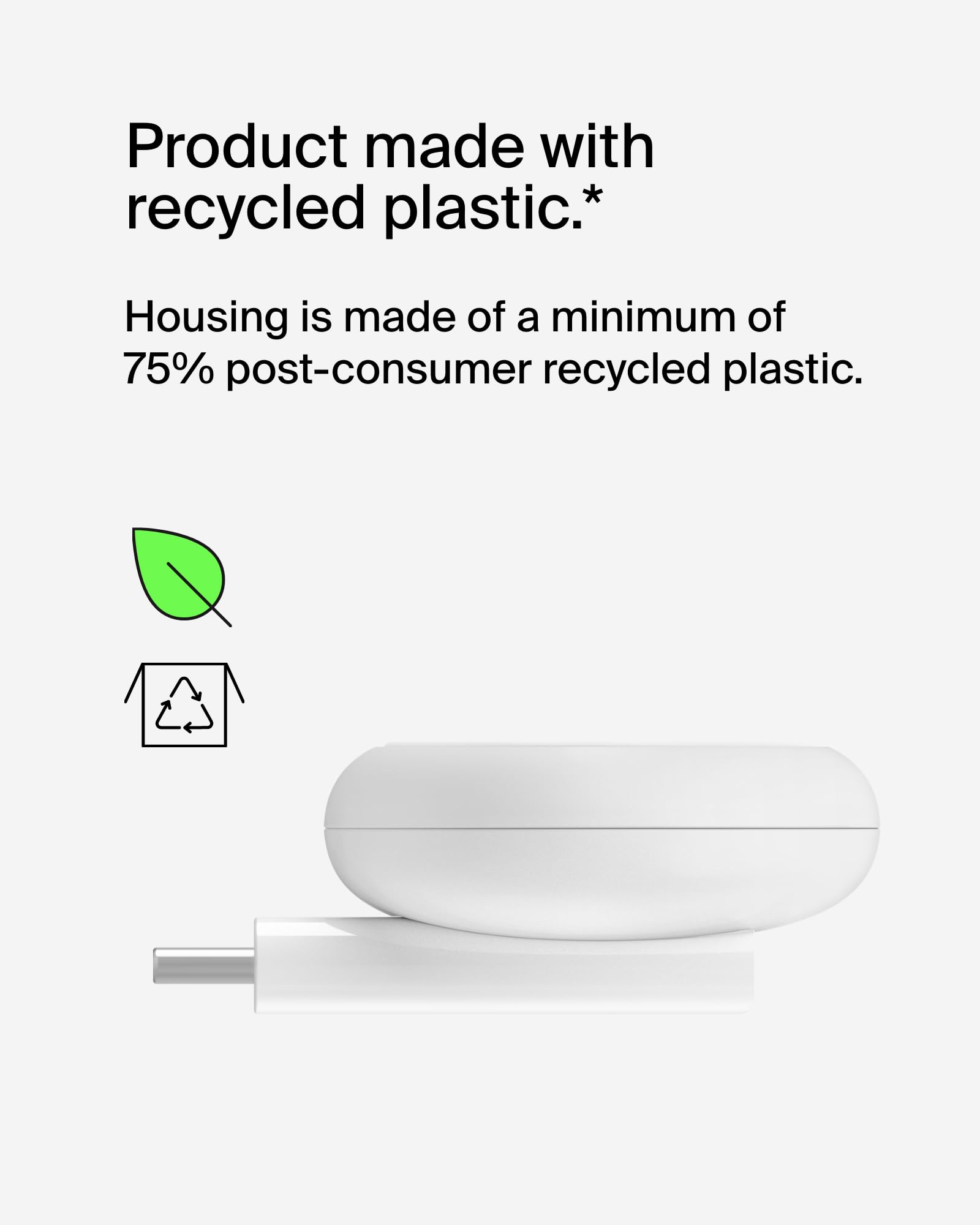 Belkin MFi Certified Portable USB-C Apple Watch Charger - Fast Charging for Apple Watch Series 9/8/7/Ultra & SE - Compatible with MacBook, iPhone 16, iPad Pro - Compact Travel Charger for Home, Office & Gym - White