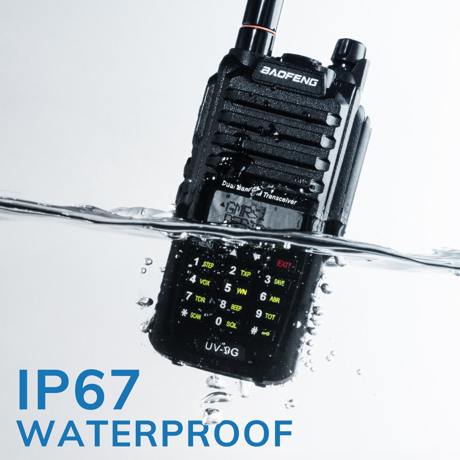 Baofeng UV-9G Two-Way Radio Walkie Talkie - Long Range, NOAA Weather Alert, Emergency Communication for Camping, Hiking & Outdoor Adventures [Open Box]
