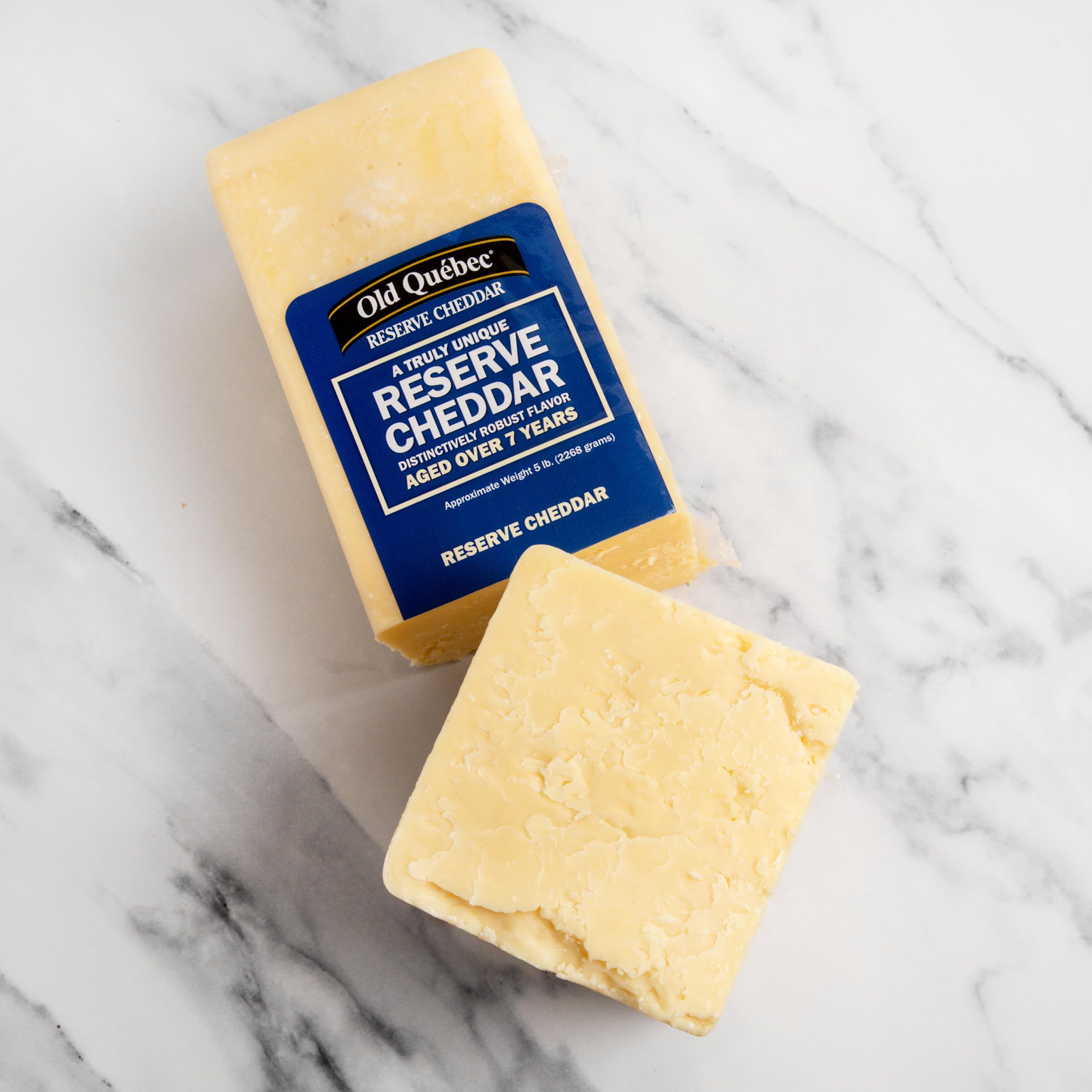 Premium igourmet Quebec Canadian Cheese - Aged 7 Year Vintage Cheddar (7.5 oz) - Pack of 3 | Gourmet Cheese Platter, Charcuterie Board & Wine Pairing